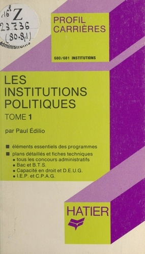 Les institutions politiques (1)