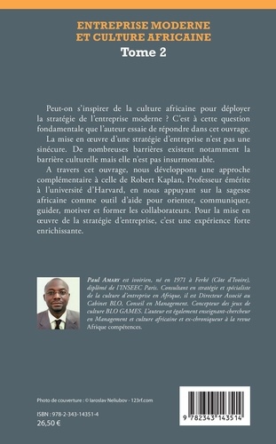 Entreprise moderne et culture africaine - Quelle stratégie de management ?. Tome 2