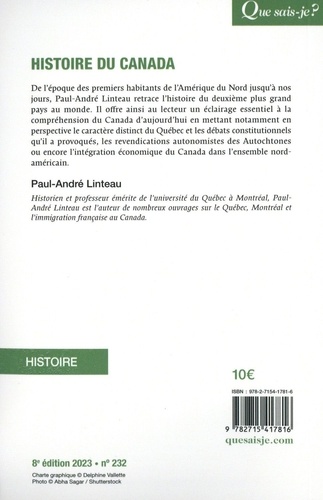 Histoire du Canada 8e édition