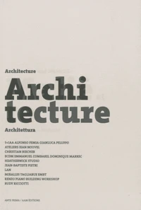 Architecture et Matière