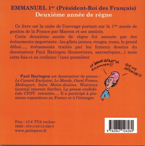 Emmanuel 1er (Président-Roi des français). Deuxième année de règne