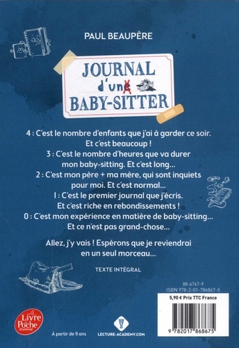 Journal d'un baby-sitter Tome 1