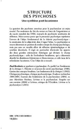 Structure des psychoses. Une synthèse post-lacanienne