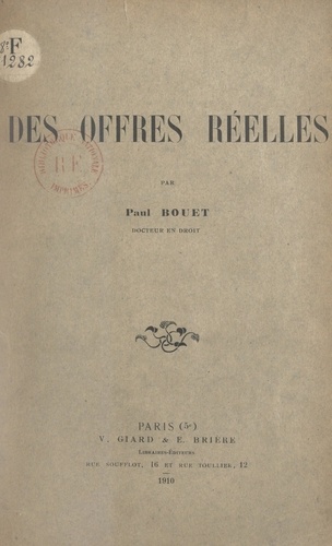 Des offres réelles