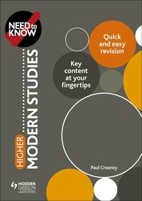 Paul Creaney - Need to Know: Higher Modern Studies.