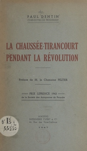 La Chaussée-Tirancourt pendant la Révolution