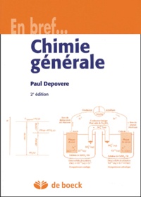 Paul Depovere - Chimie Generale. 2eme Edition.