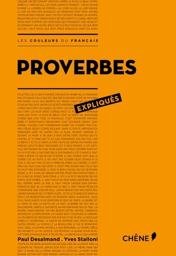 Paul Desalmand et Yves Stalloni - Proverbes expliqués.