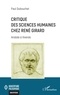 Paul Dubouchet - Critique des sciences humaines chez René Girard - Aristote à Viverols.
