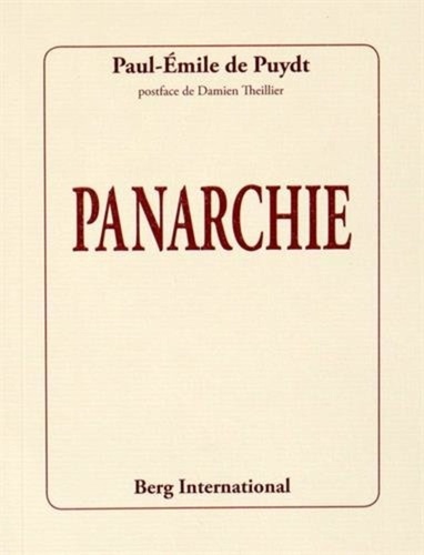 Paul-Emile De Puydt - Panarchie.