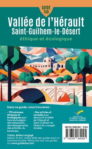 Guide Tao Vallée de l'Hérault - Saint-Guilhem-le-Désert. Ethique et écologique