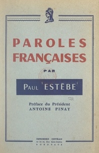 Paul Estèbe et B. Guérin - Paroles françaises.