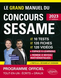 Paul Evensen et Joachim Pinto - Le grand manuel du concours SESAME.