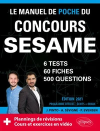 Le manuel de poche du concours SESAME