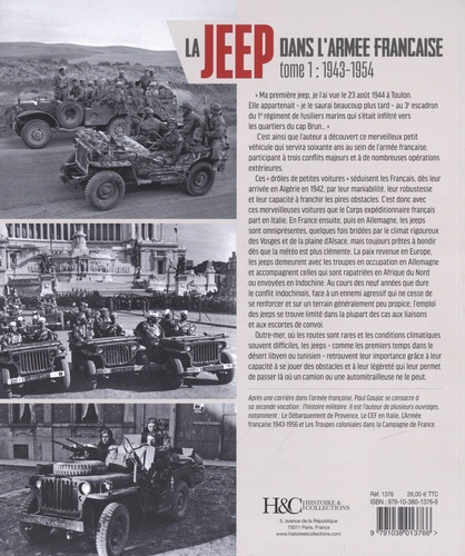 La jeep dans l'armée française. Tome 1, De 1943 à 1954
