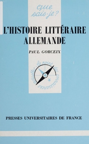 L'histoire littéraire allemande 2e édition