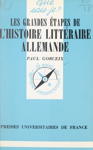 Les grandes étapes de l'histoire littéraire allemande