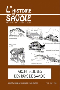 Paul Grillet - Architectures Des Pays De Savoie.