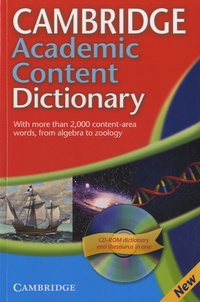 Paul Heacock - Cambridge Academic Content Dictionary. 1 Cédérom