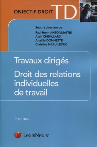 Paul-Henri Antonmattei et Alain Chevillard - Droit des relations individuelles de travail.