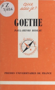Paul-Henri Bideau - Goethe.
