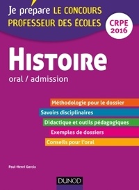 Paul-Henri Garcia - Histoire oral / admission CRPE - Professeur des écoles concours 2016.