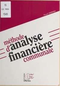 Paul Hernu - Méthode d'analyse financière communale.