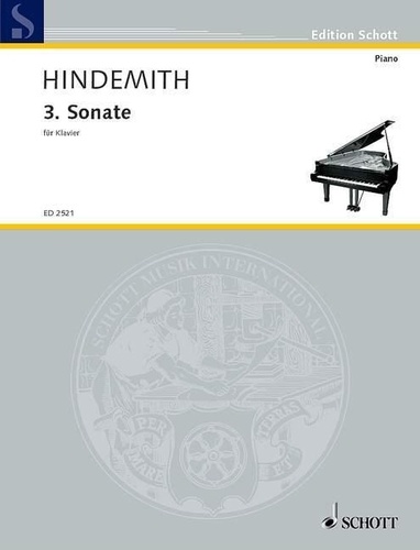 Paul Hindemith - Edition Schott  : Sonate III in B flat Major - piano..