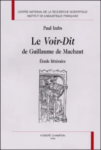 Le Voir-Dit De Guillaume De Machaut. Etude Litteraire