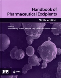 Paul J. Sheskey et Bruno C Hancock - Handbook of Pharmaceutical Excipients.