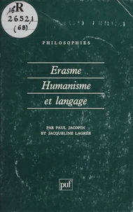 Erasme, humanisme et langage
