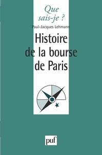Histoire de la Bourse de Paris