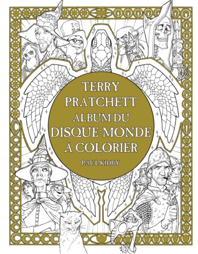 Paul Kidby - Terry Pratchett - Album du disque-monde à colorier.