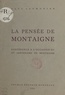 Paul Laumonier - La pensée de Montaigne - Conférence à l'occasion du IVe Centenaire de Montaigne.