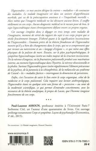 Psychanalyse de l'hypocondrie - Le corps étranger - Paul-Laurent Assoun -  Livres - Furet du Nord