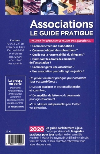 Associations. Le guide pratique  Edition 2020