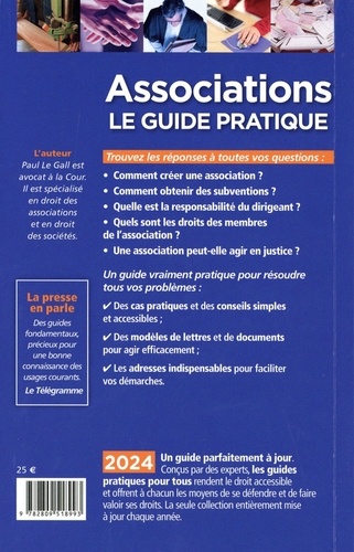 Associations. Le guide pratique  Edition 2024