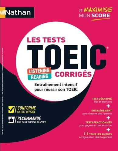Les Tests TOEIC corrigés. Reading Listening  Edition 2023