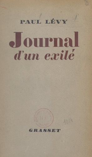 Journal d'un exilé