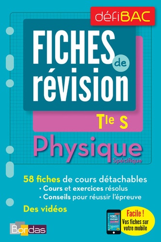 Paul Lienhard - Physique spécifique Tle S - Fiches de révision.