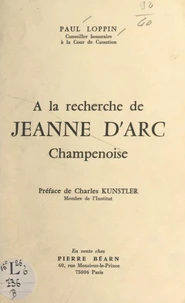 À la recherche de Jeanne d'Arc, champenoise