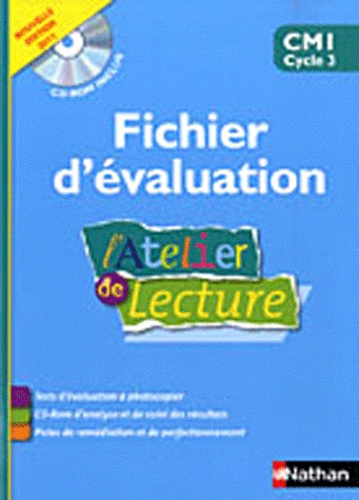 Paul-Luc Médard et Jean Mesnager - Atelier lecture CM1 fiches évaluations. 1 Cédérom