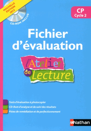 Paul-Luc Médard et Jean Mesnager - L'Atelier de lecture CP - Fichier d'évaluation. 1 Cédérom