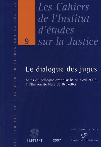 Paul Martens et Ludovic Hennebel - Le dialogue des juges.