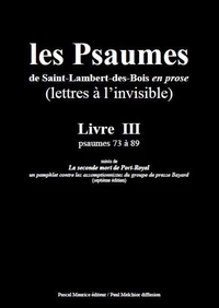 Les Psaumes de Saint-Lambert-des-Bois en prose
