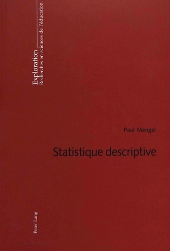Paul Mengal - Statistique descriptive.