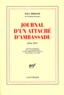 Paul Morand - Journal d'un attaché d'ambassade - 1916-1917.