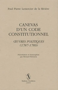 Canevas d'un code constitutionnel