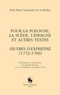 Pour la Pologne, la Suède, l'Espagne et autres textes