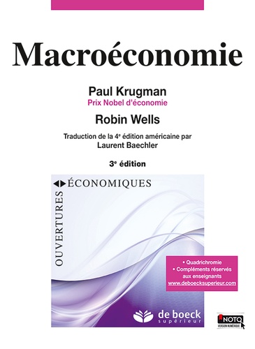 Macroéconomie 3e édition